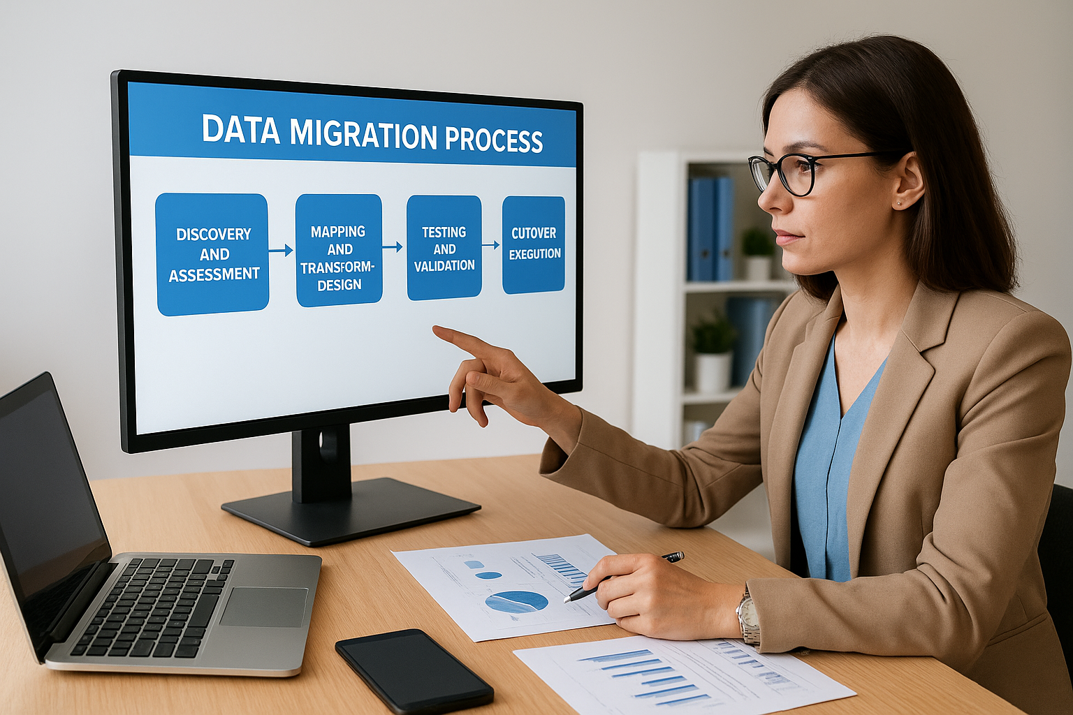 How the data migration process works