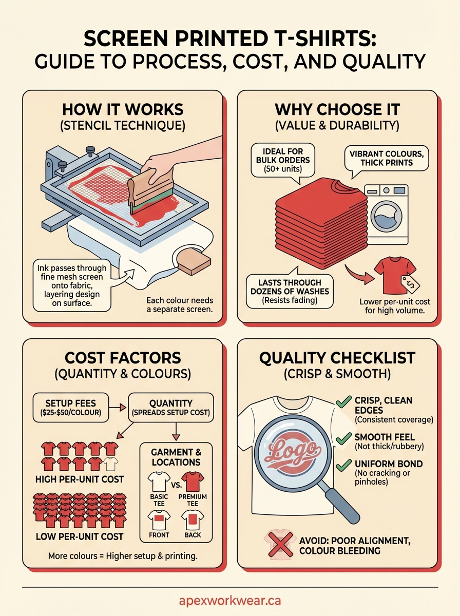 screen printed tshirts infographic
