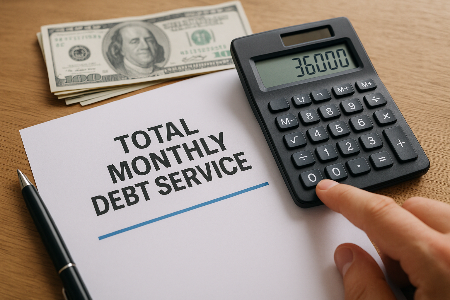 Total monthly debt service