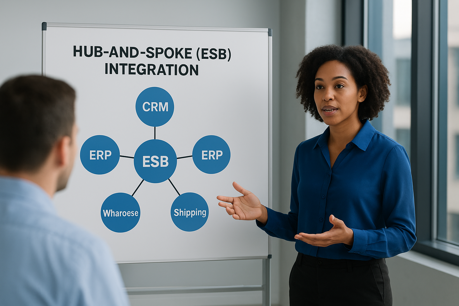 Hub-and-spoke (ESB) integration
