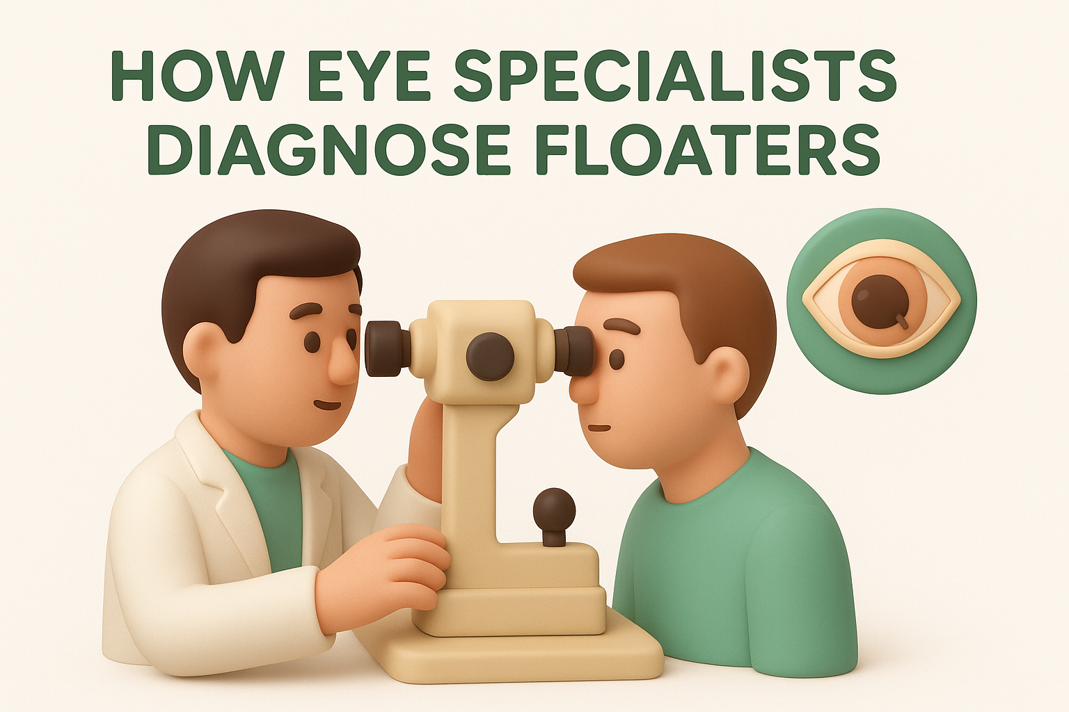 How eye specialists diagnose floaters