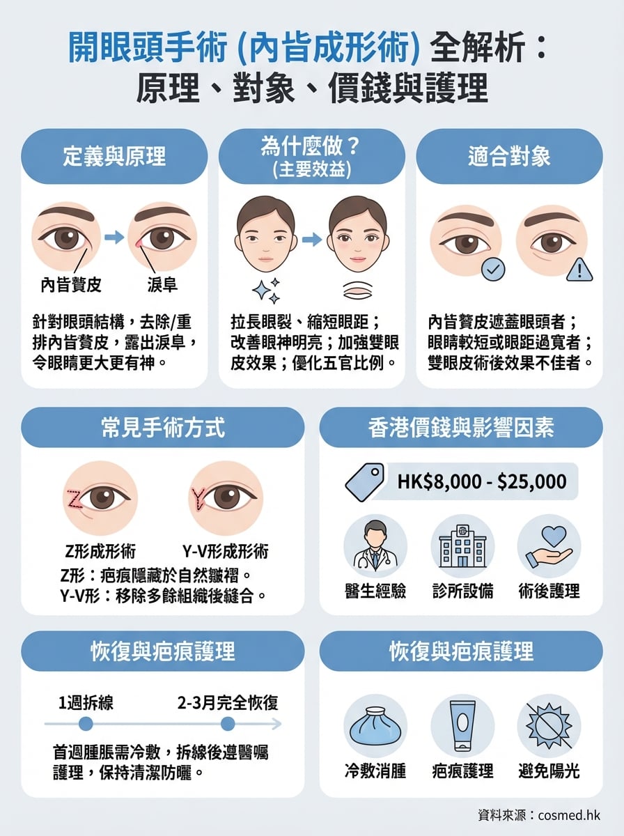 開眼頭是什麼 infographic