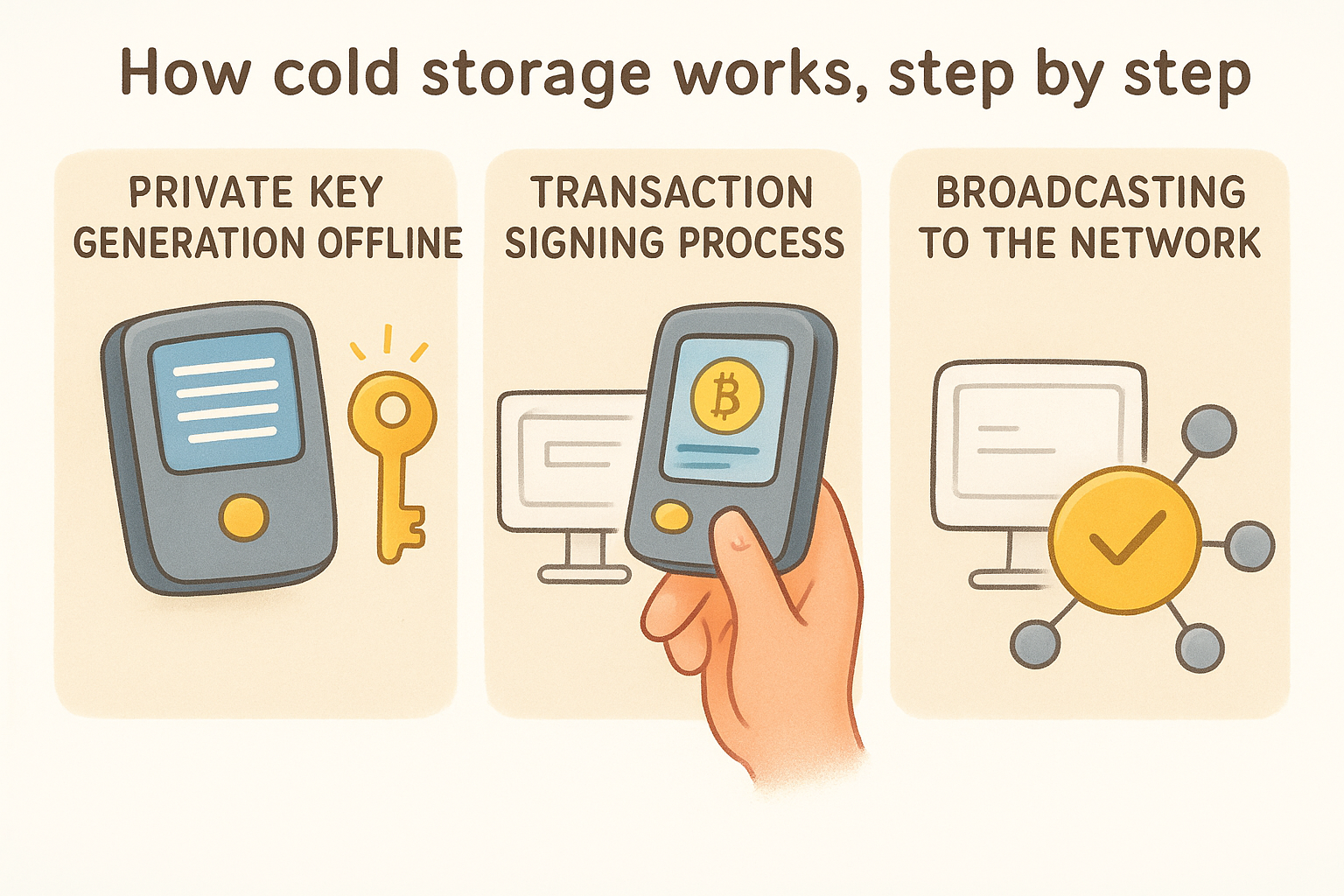 How cold storage works, step by step