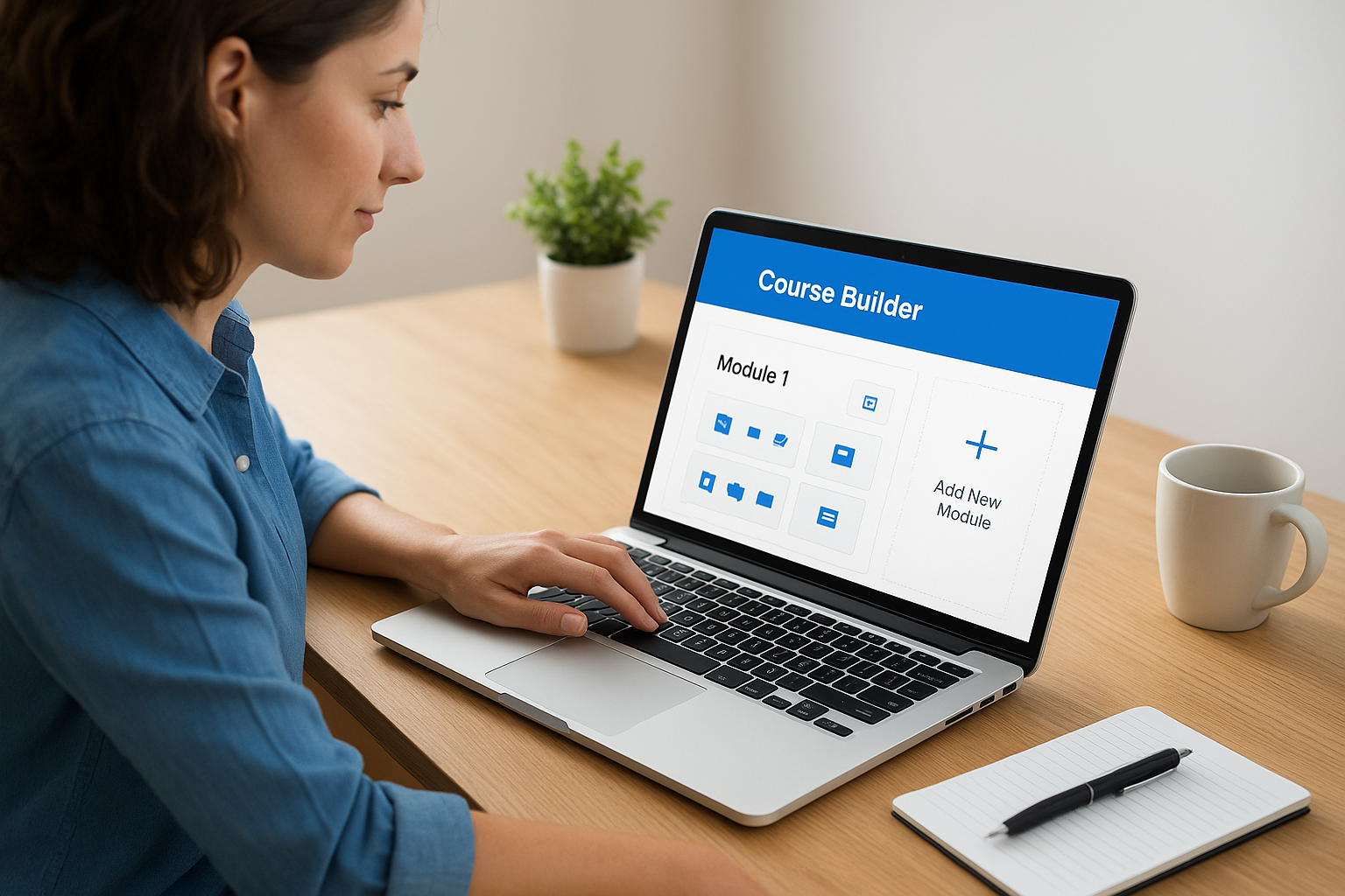 Course building and content management