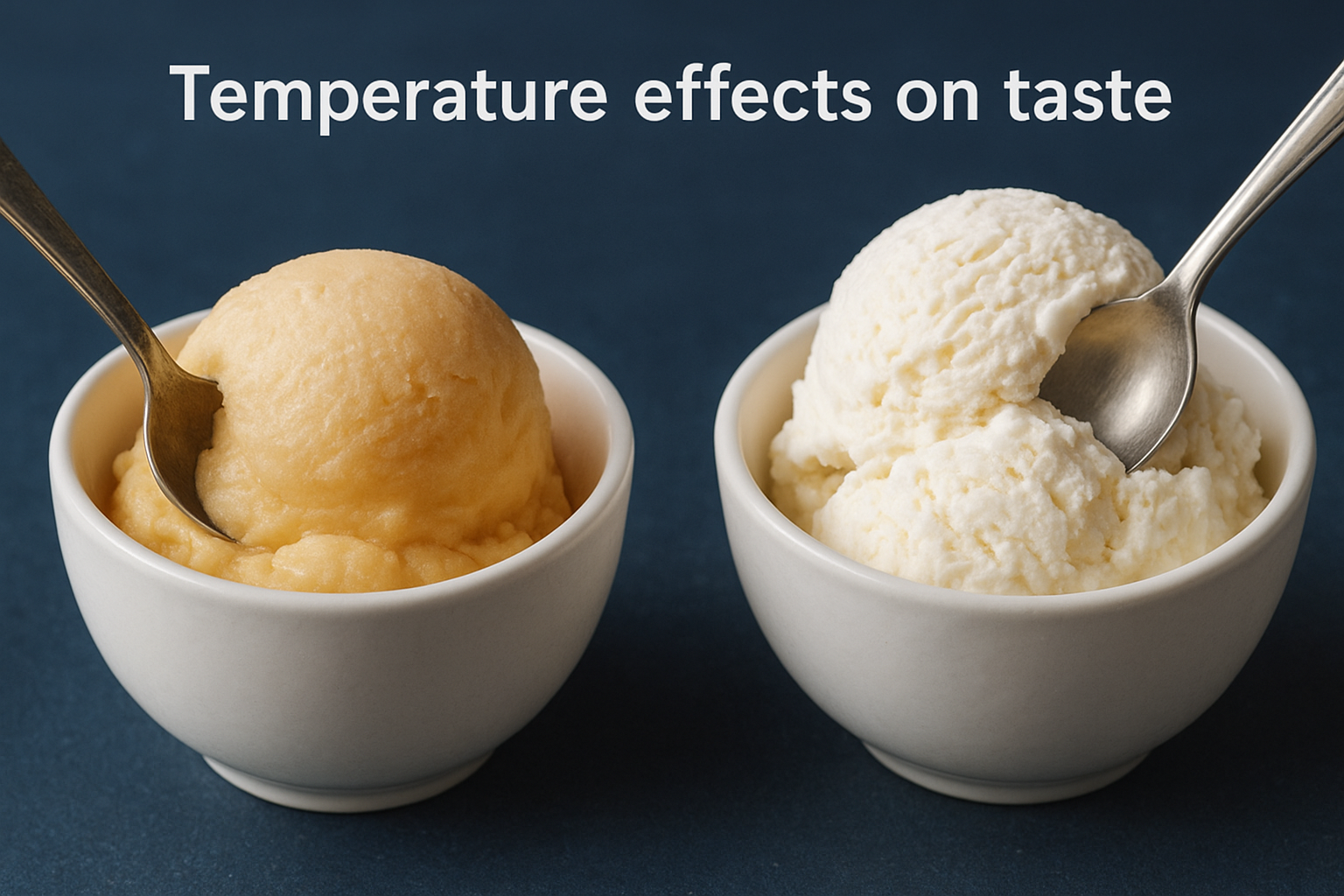 Temperature effects on taste