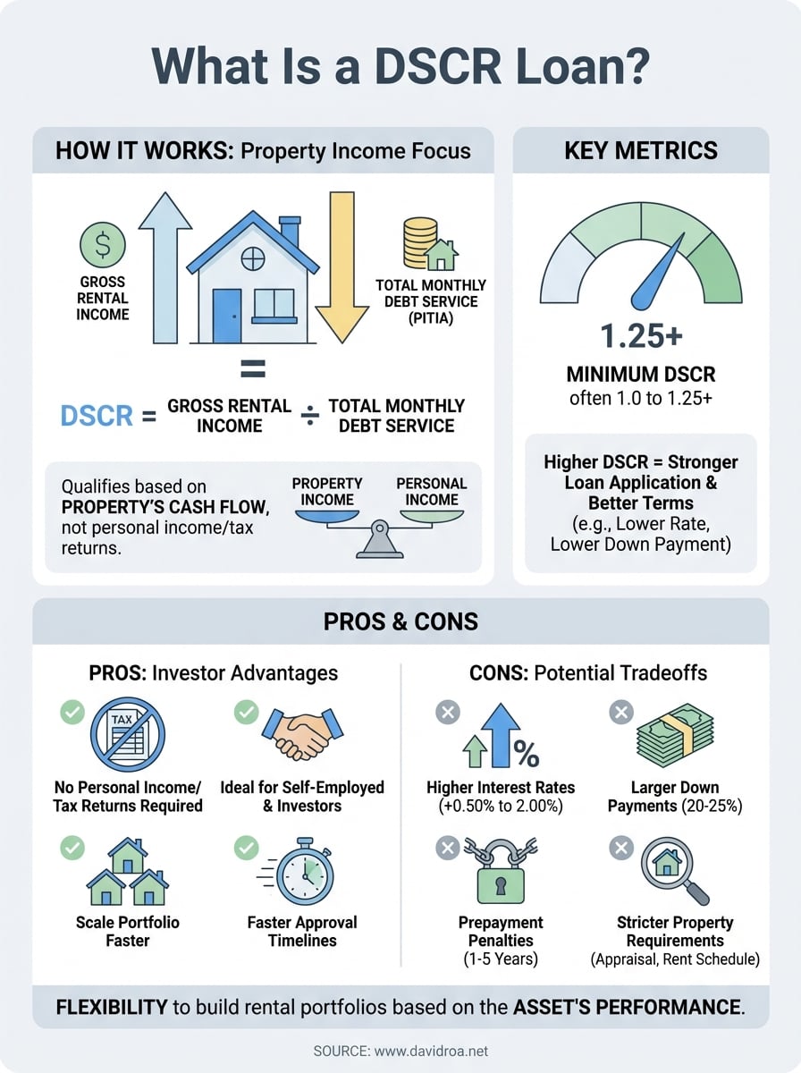 what is a dscr loan infographic