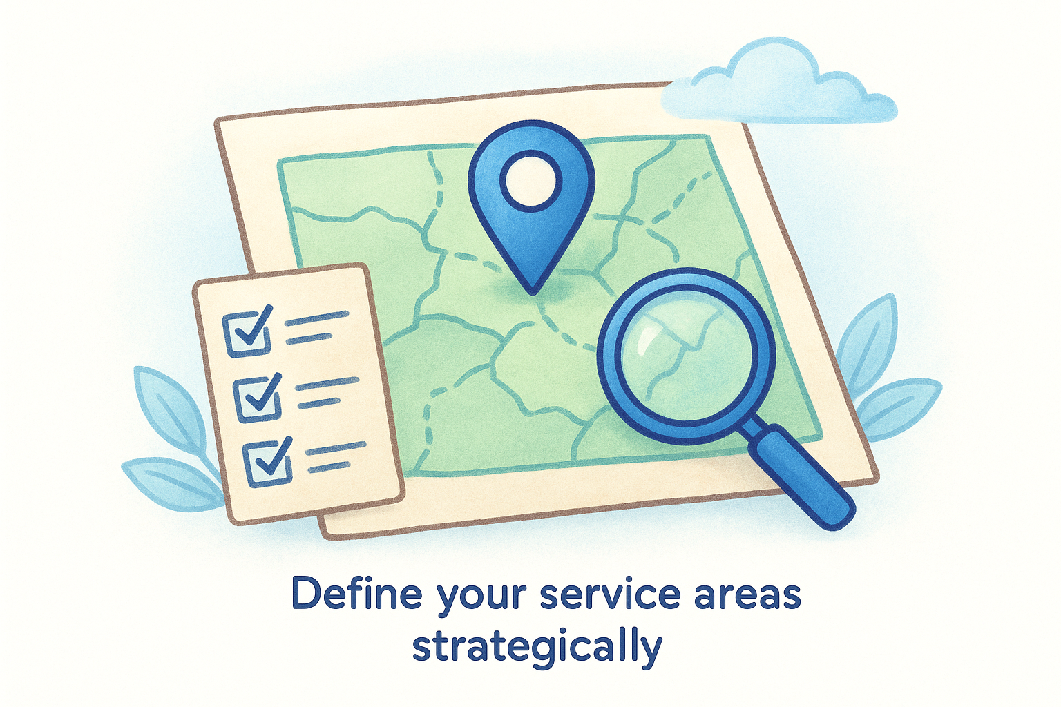 Define your service areas strategically