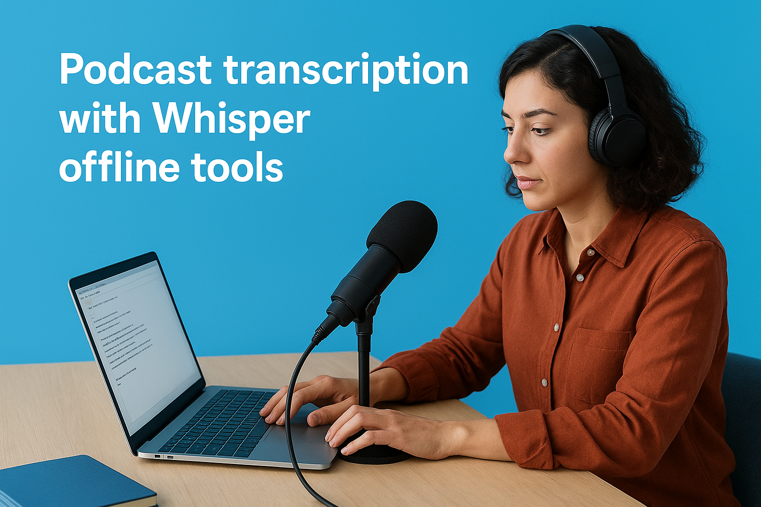 11. Podcast transcription with Whisper offline tools