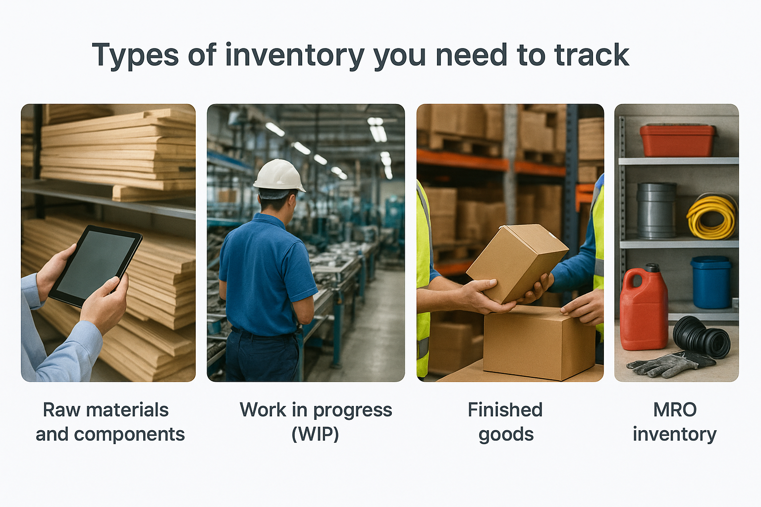 Types of inventory you need to track