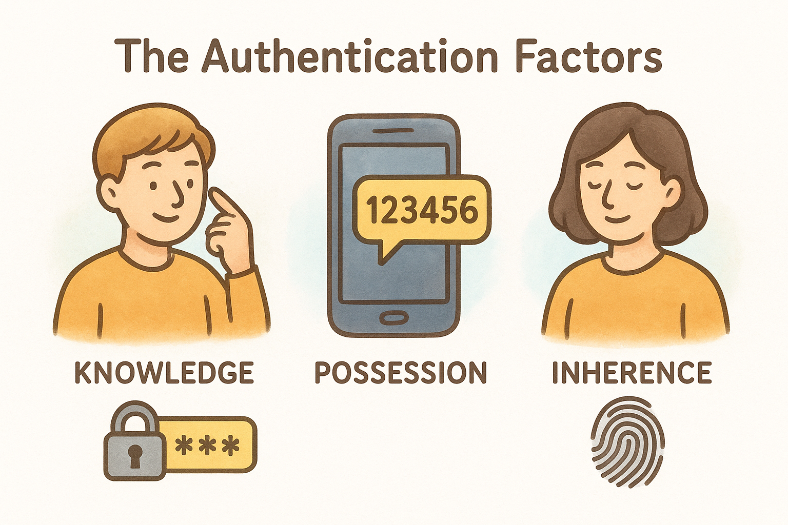 The authentication factors