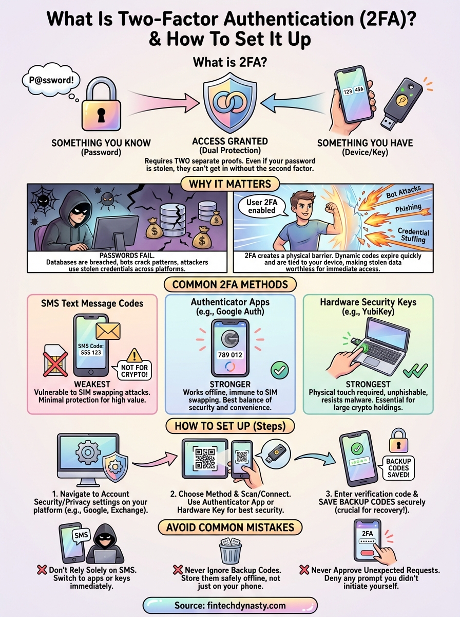 what is two factor authentication infographic