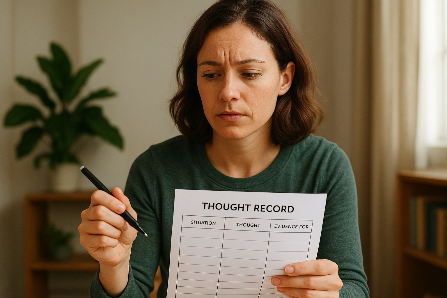 7. Challenge unhelpful thoughts with CBT skills