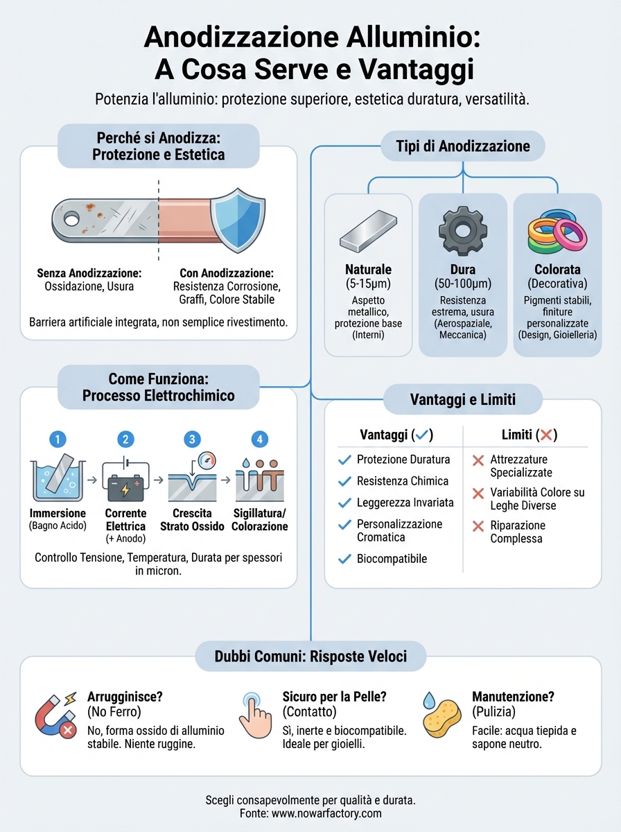 Wofür die Anodisierung von Aluminium dient Infografik