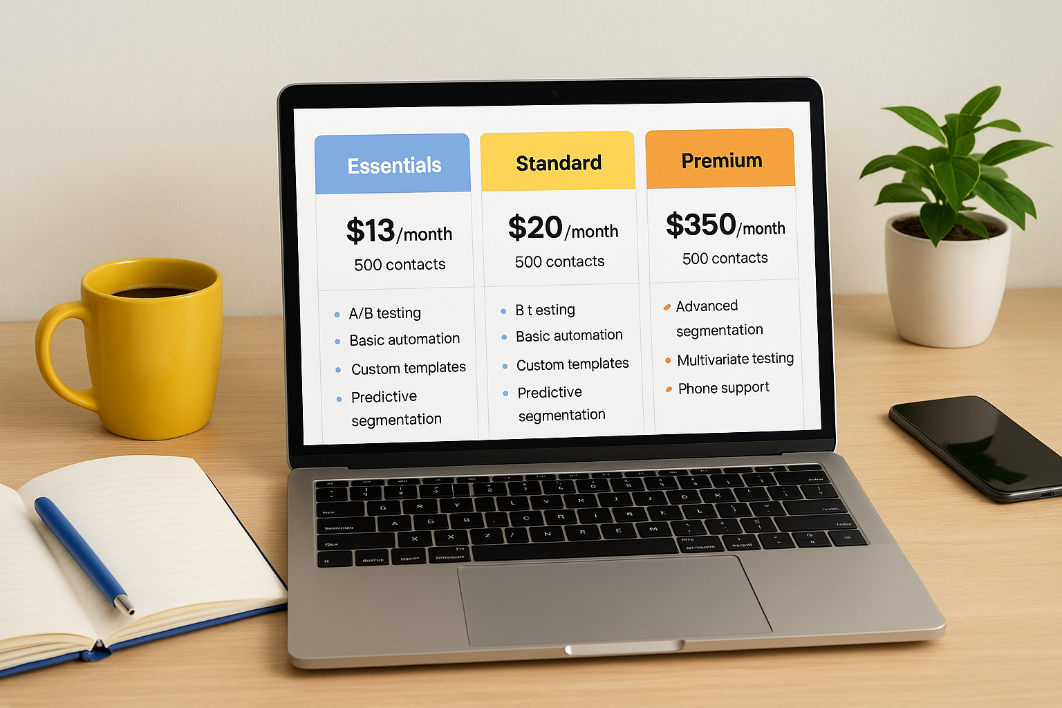 Paid plans and feature progression