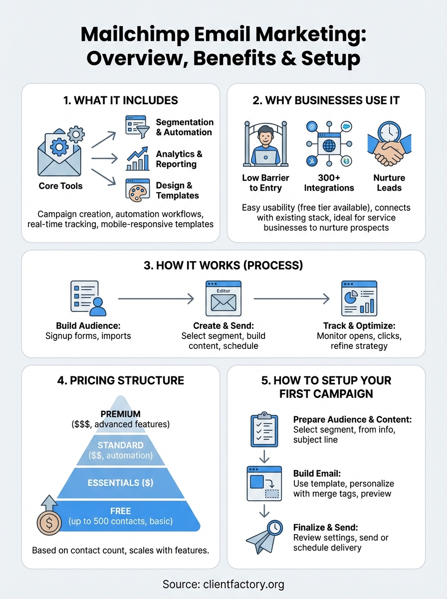 mailchimp email marketing infographic