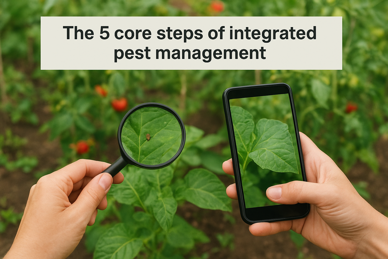 The 5 core steps of integrated pest management
