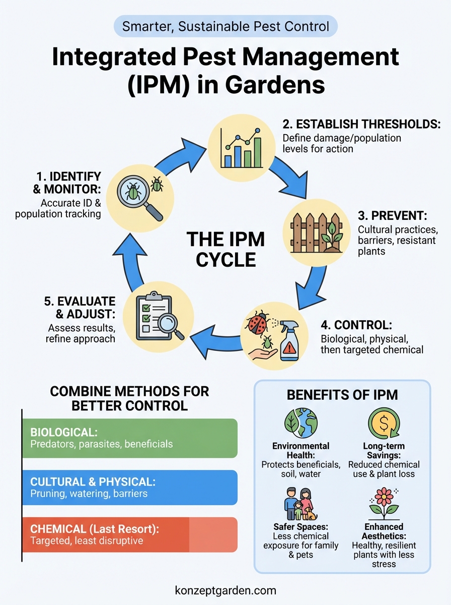 how does integrated pest management work infographic