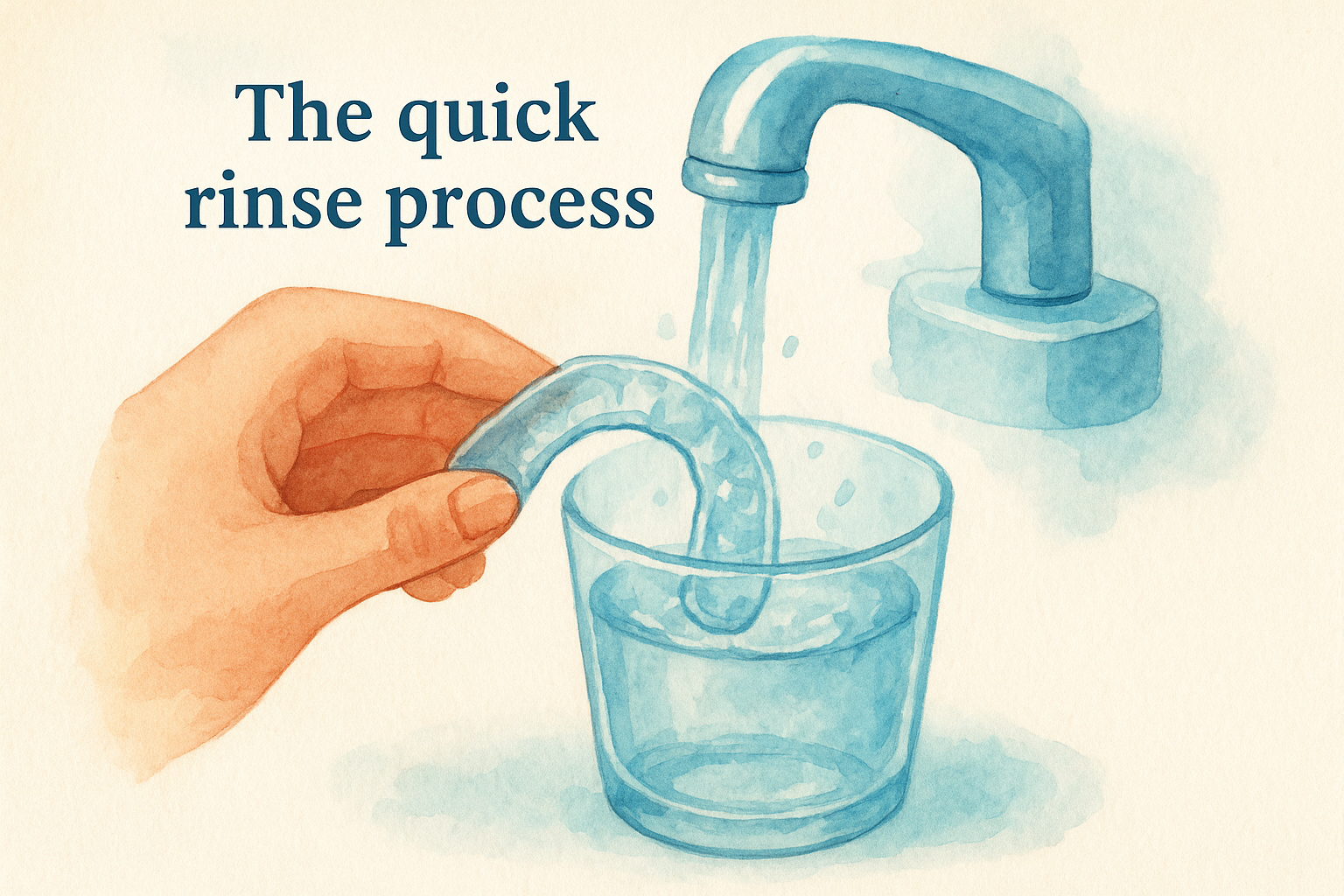 The quick rinse process