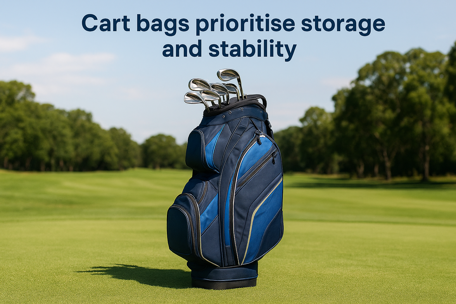 Cart bags prioritise storage and stability