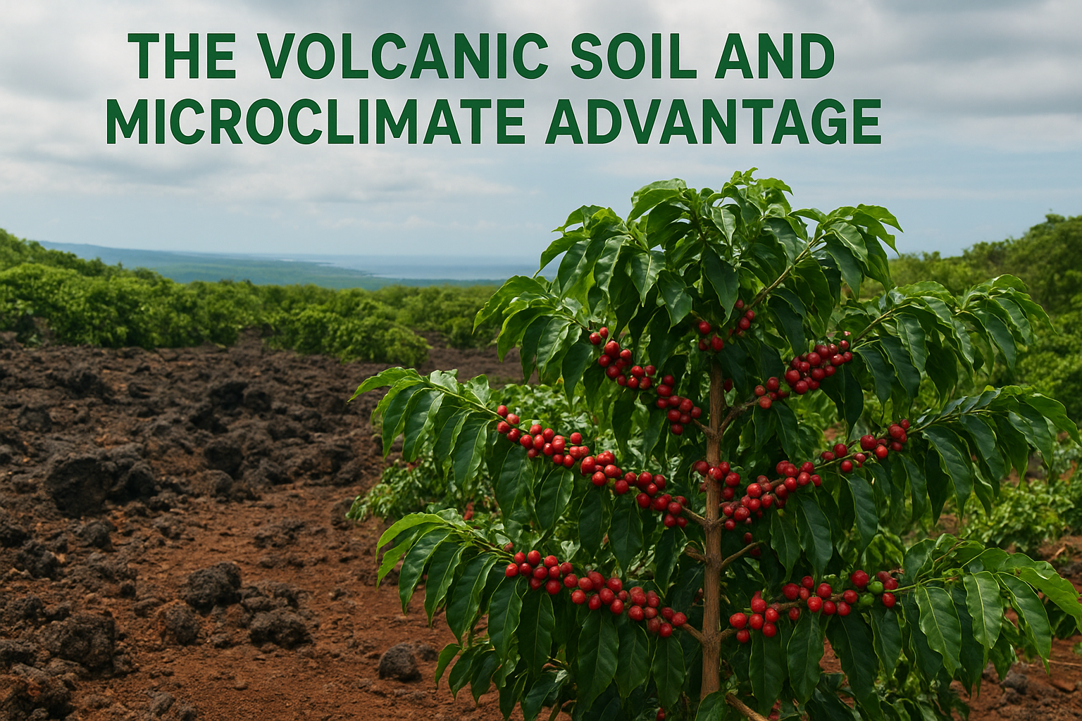 The volcanic soil and microclimate advantage