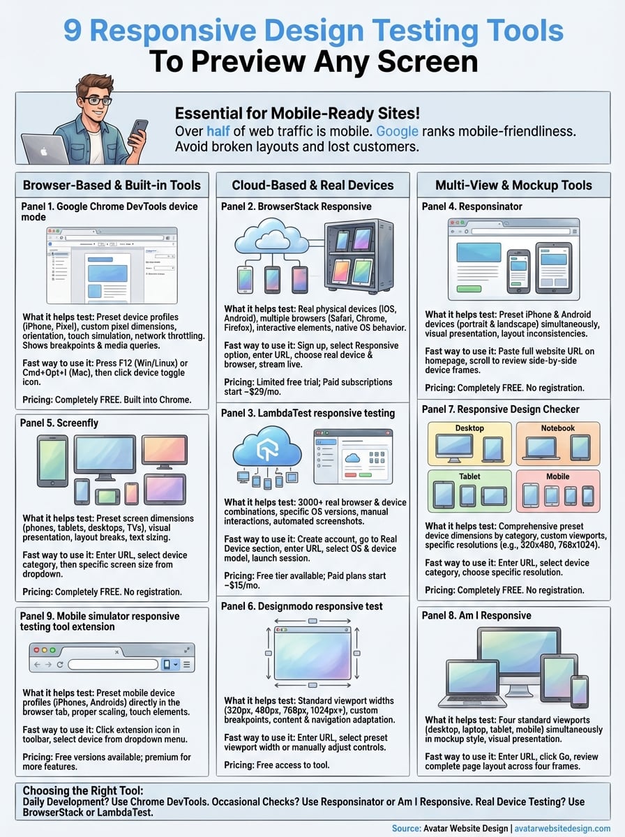 9 Responsive Design Testing Tools To Preview Any Screen - Avatar ...