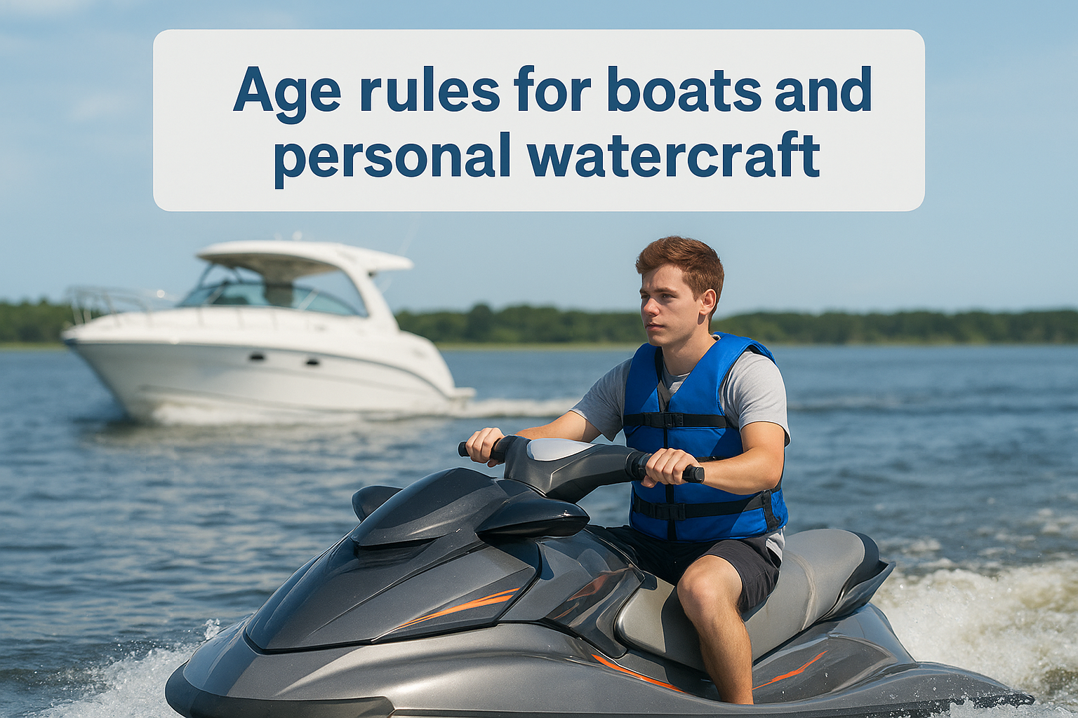 Age rules for boats and personal watercraft