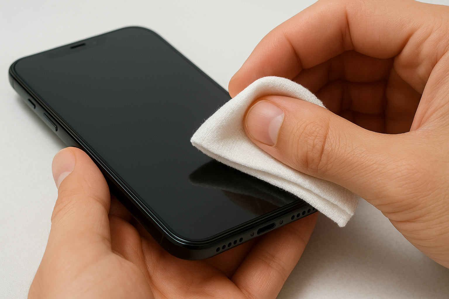 Use gentle absorption techniques