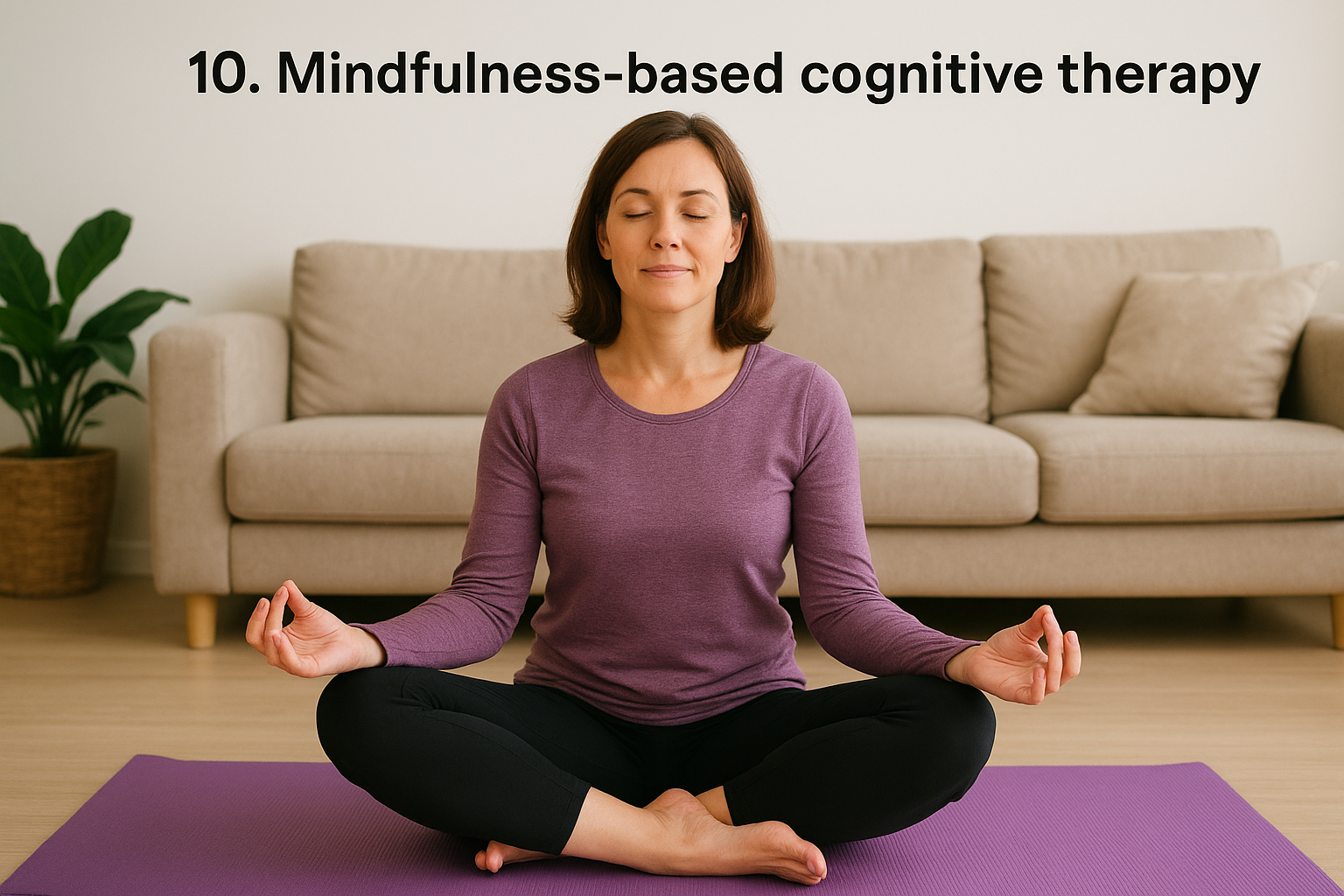 10. Mindfulness-based cognitive therapy