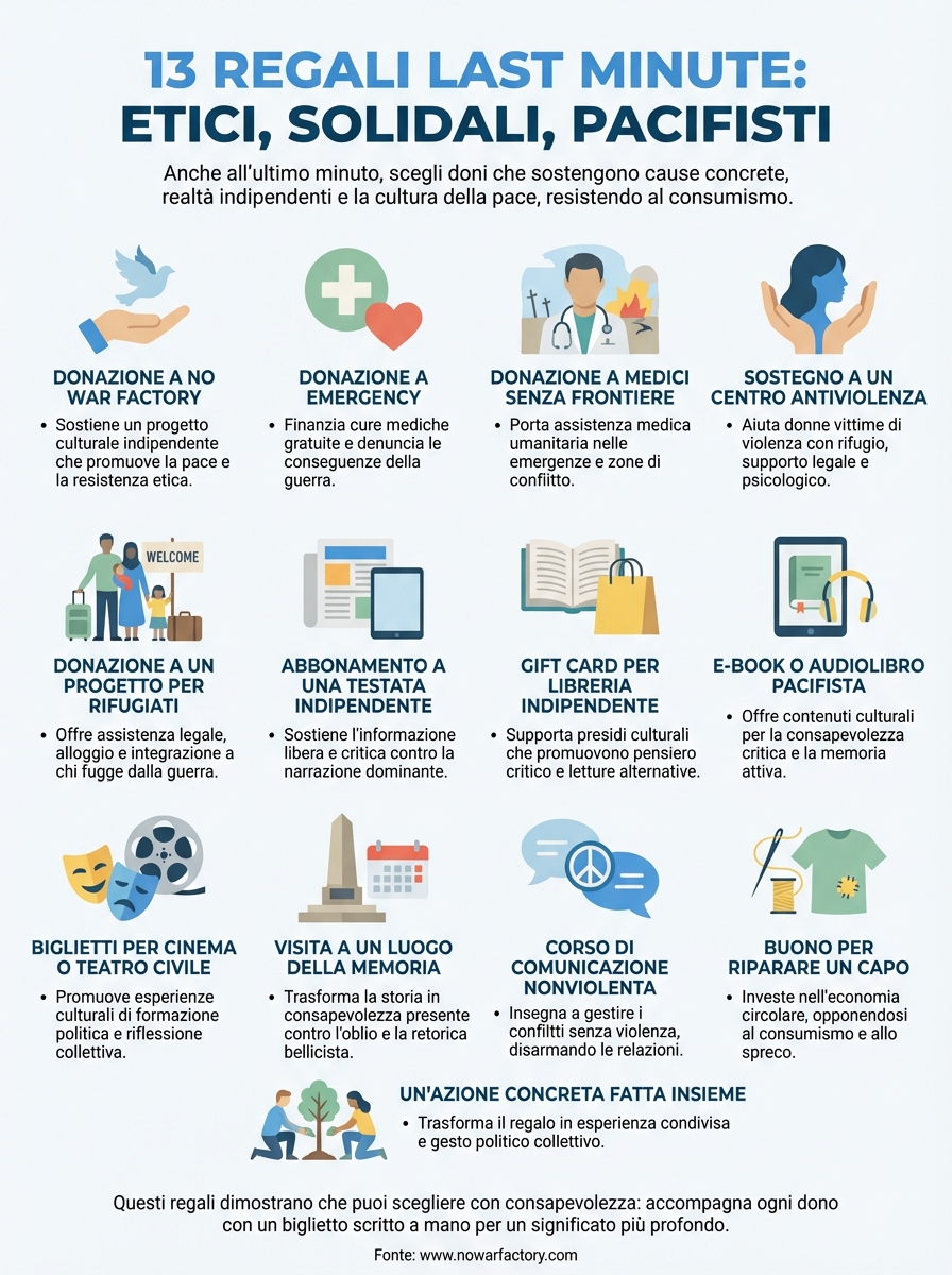 regali last minute per lei infographic