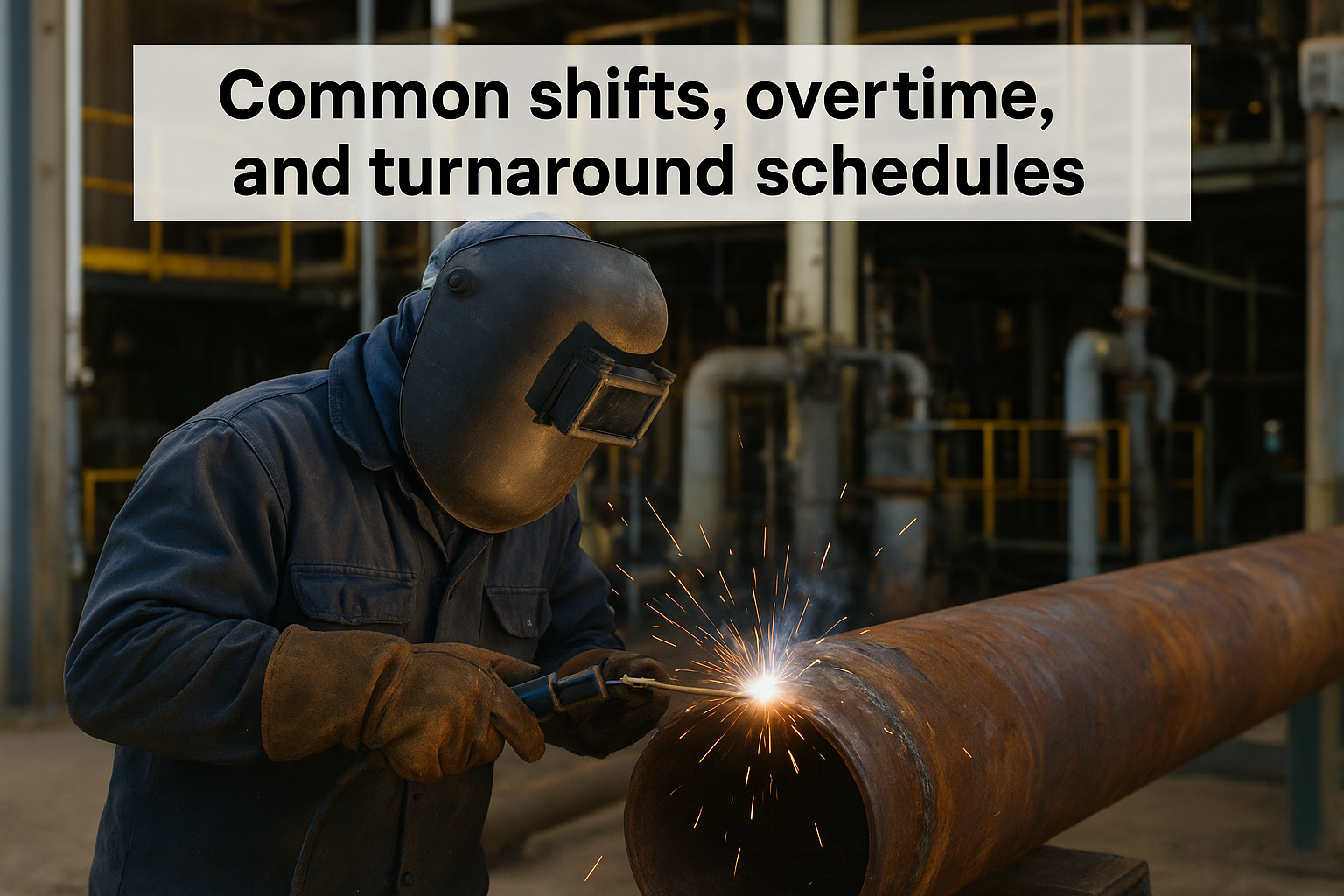 Common shifts, overtime, and turnaround schedules