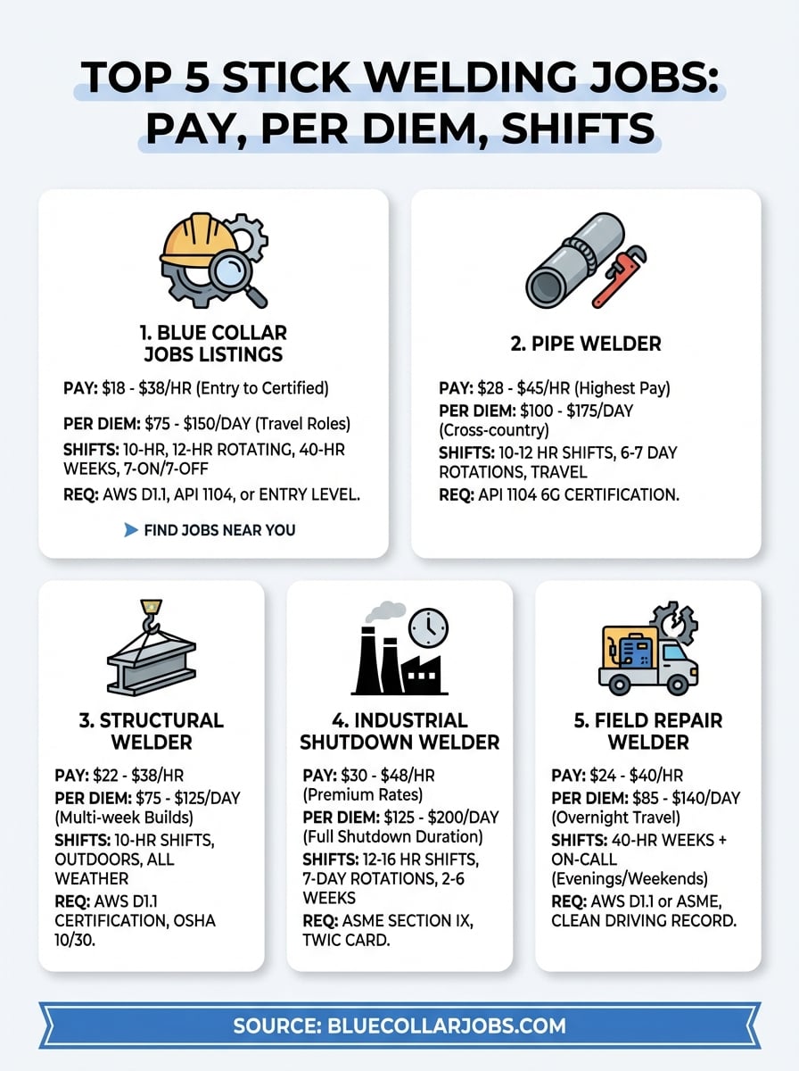 stick welding jobs near me infographic