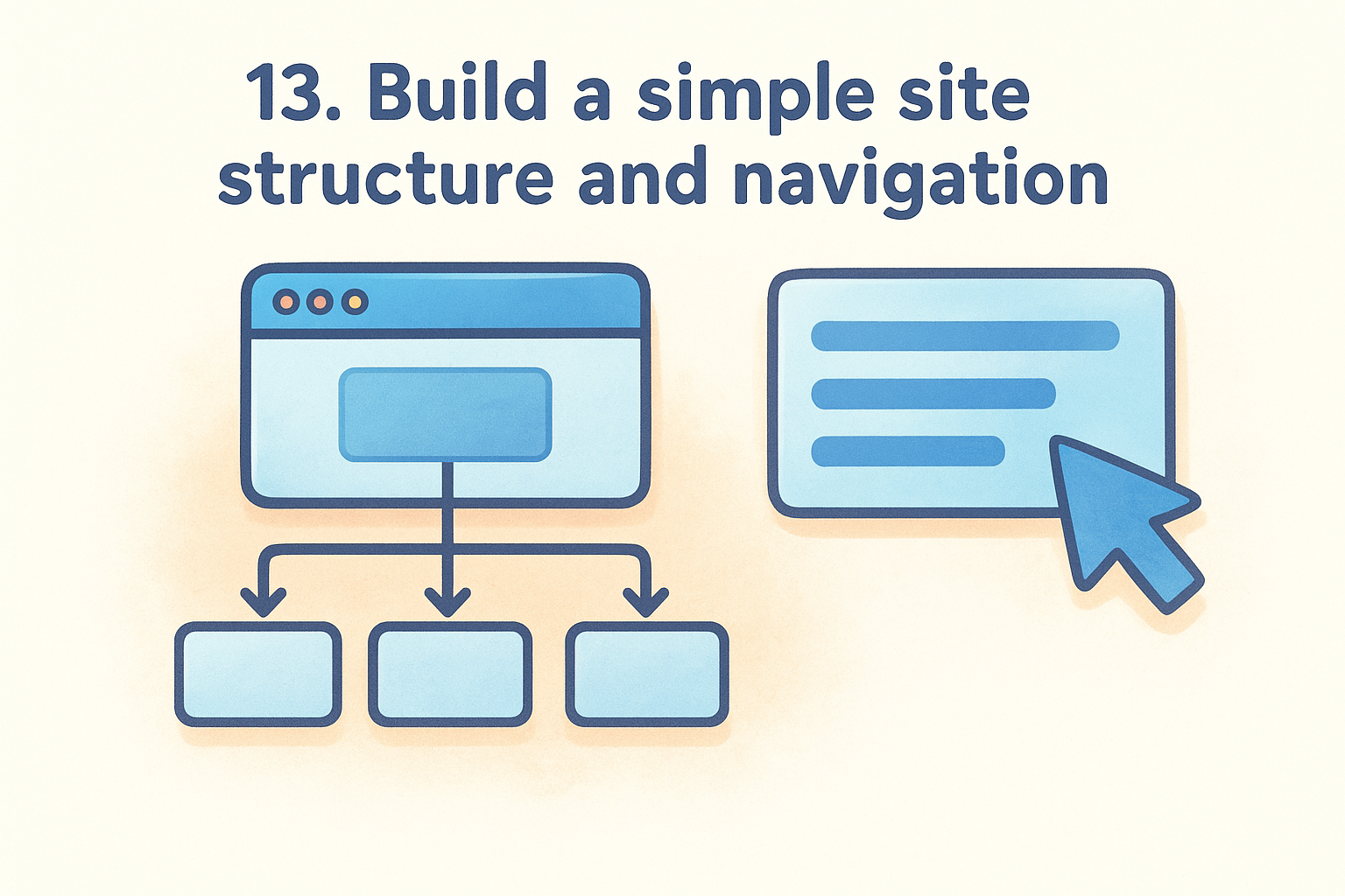13. Build a simple site structure and navigation