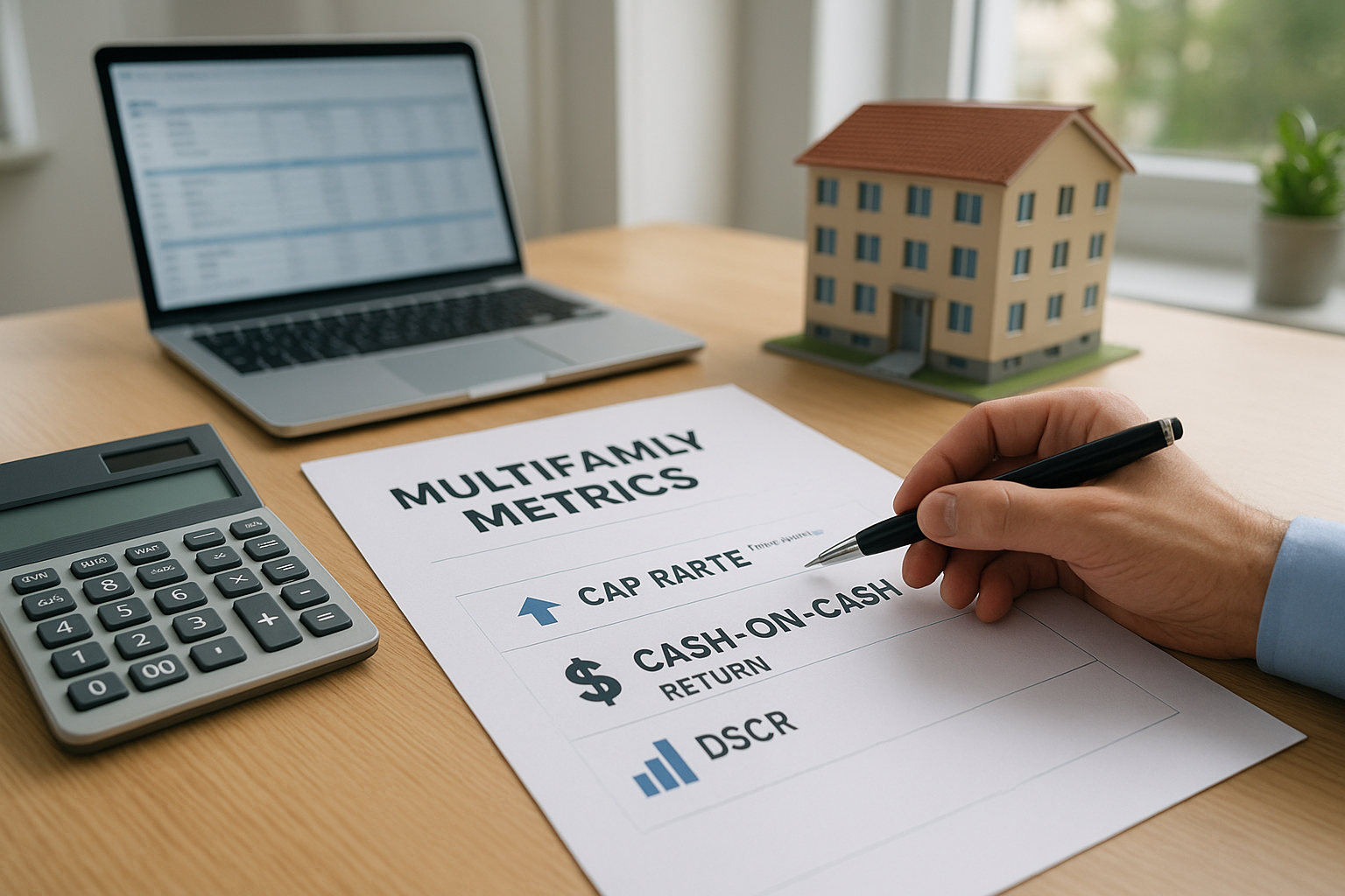 Underwrite deals with the key multifamily metrics