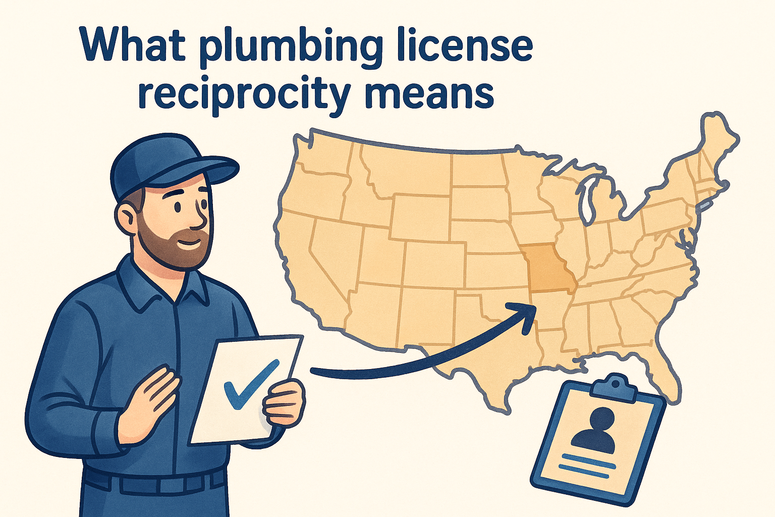 What plumbing license reciprocity means