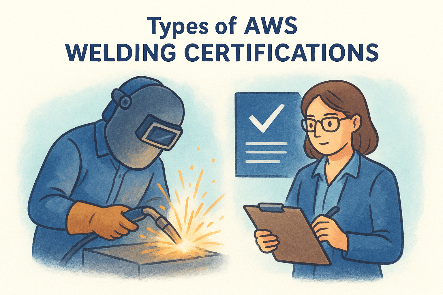 Types of AWS welding certifications