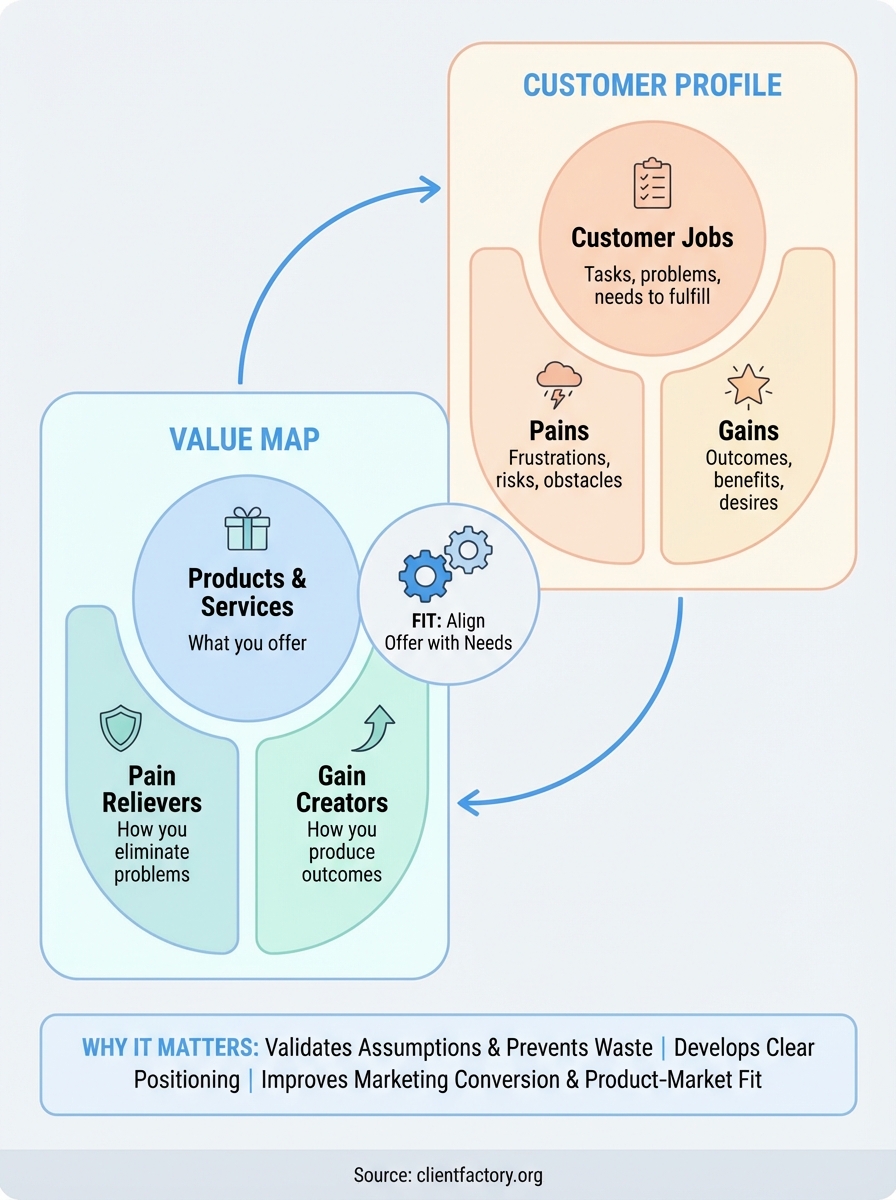 strategyzer value proposition canvas infographic