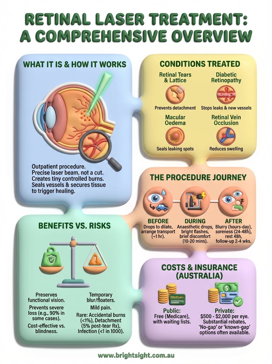 retinal laser infographic