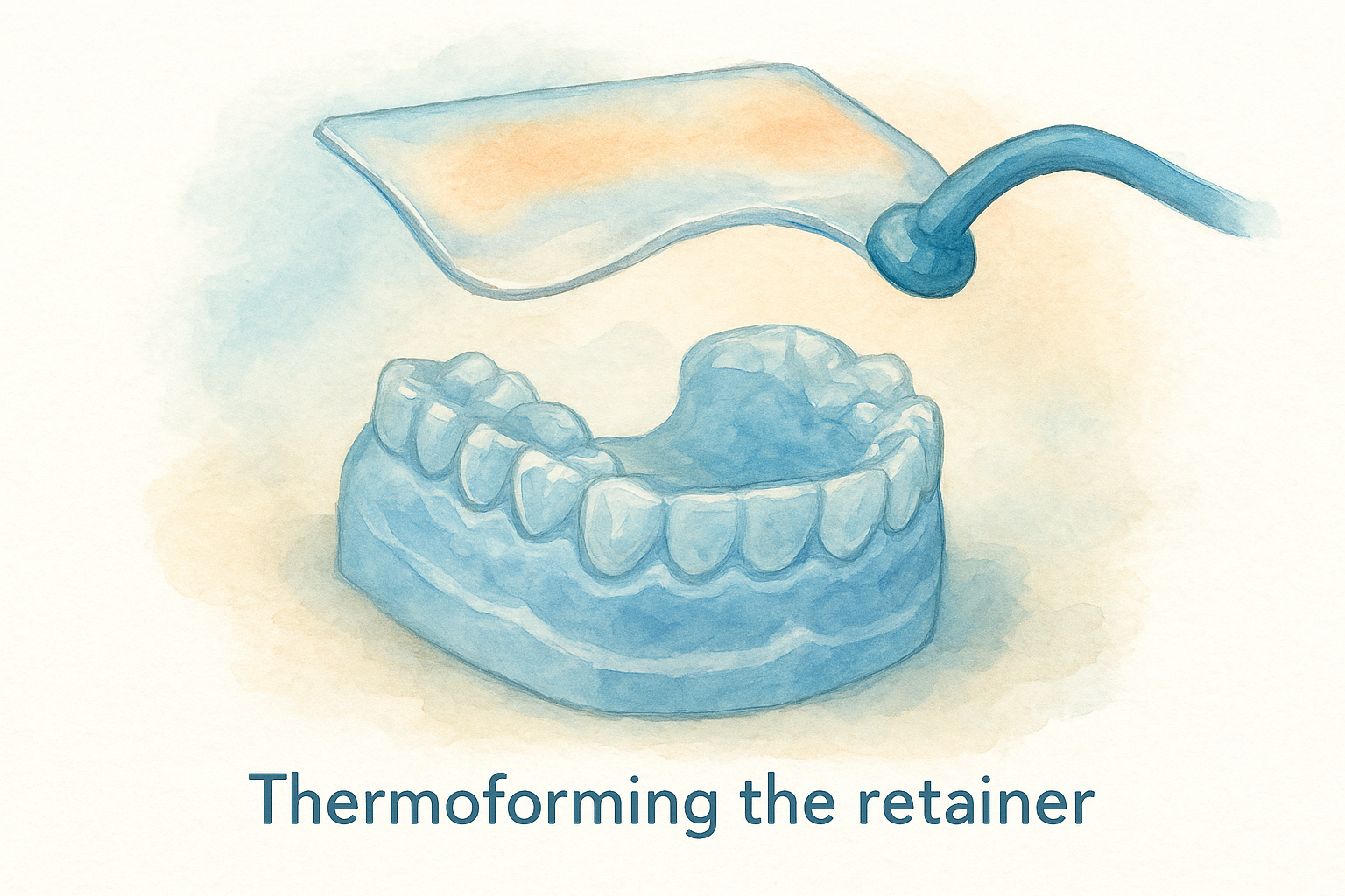 Thermoforming the retainer