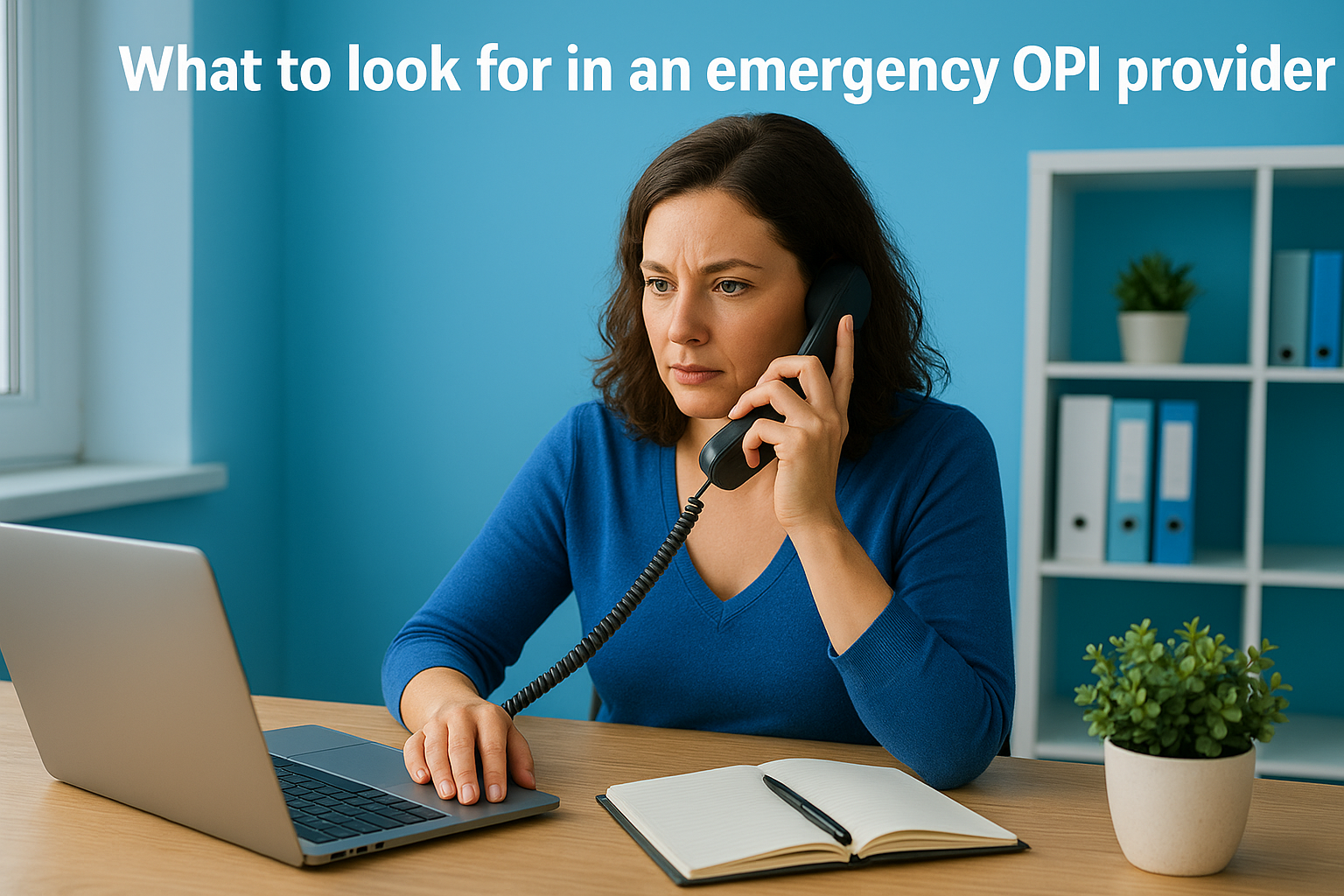 What to look for in an emergency OPI provider