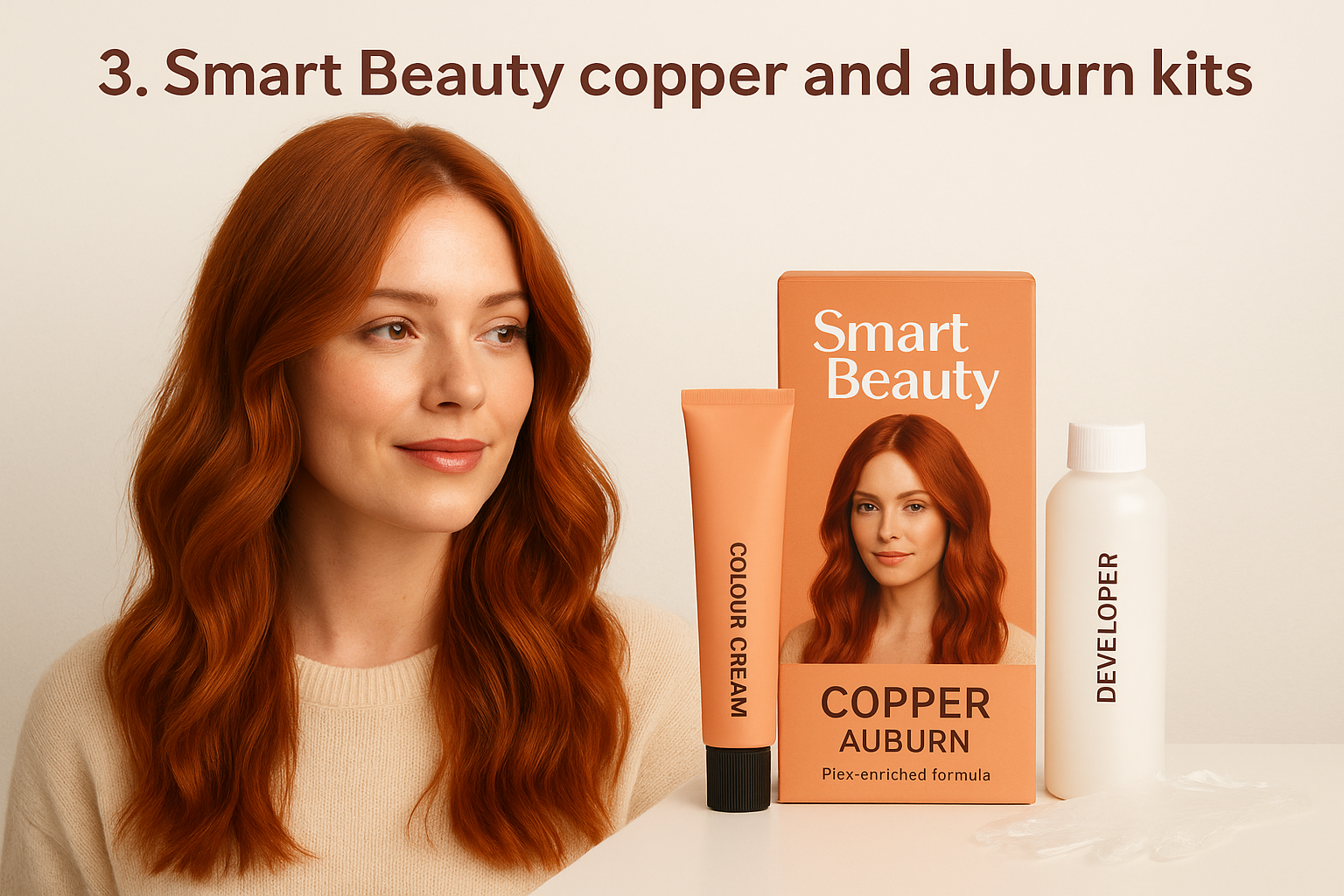 3. Smart Beauty copper and auburn kits