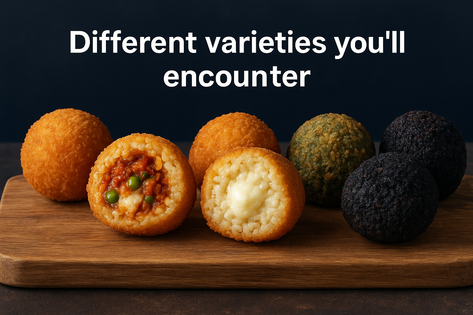 Different varieties you'll encounter