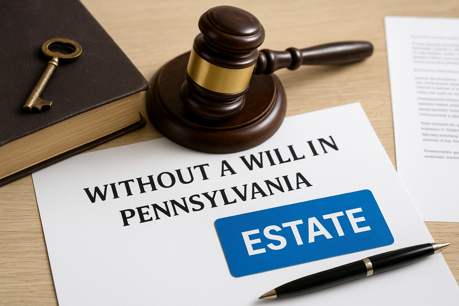 What happens if you die without a will in Pennsylvania