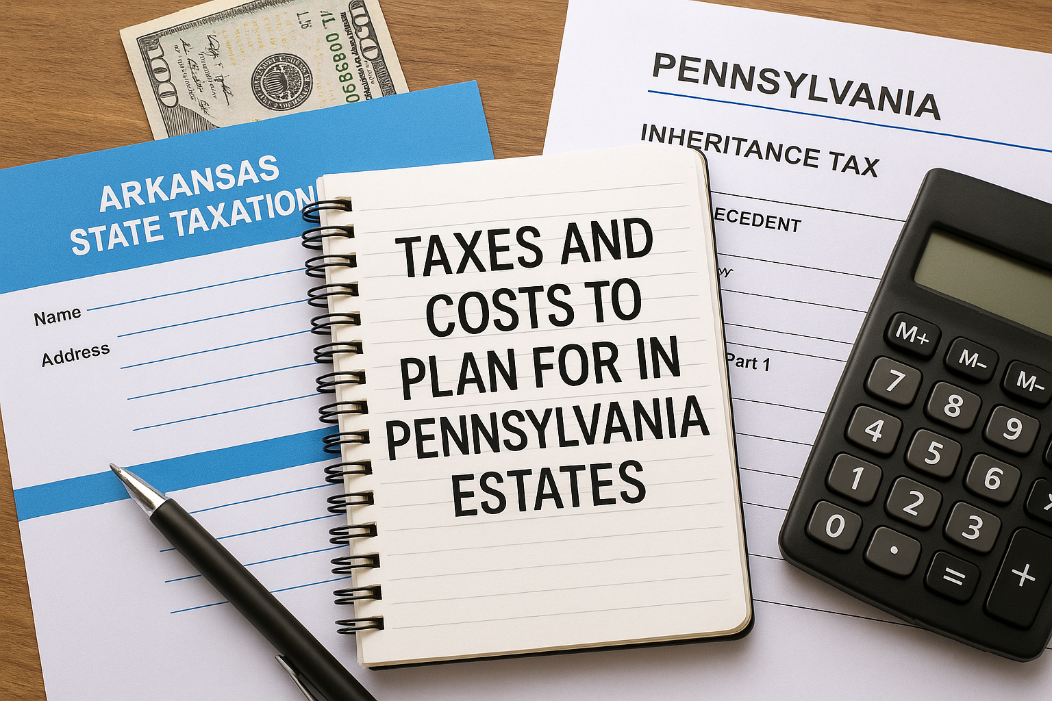 Taxes and costs to plan for in Pennsylvania estates