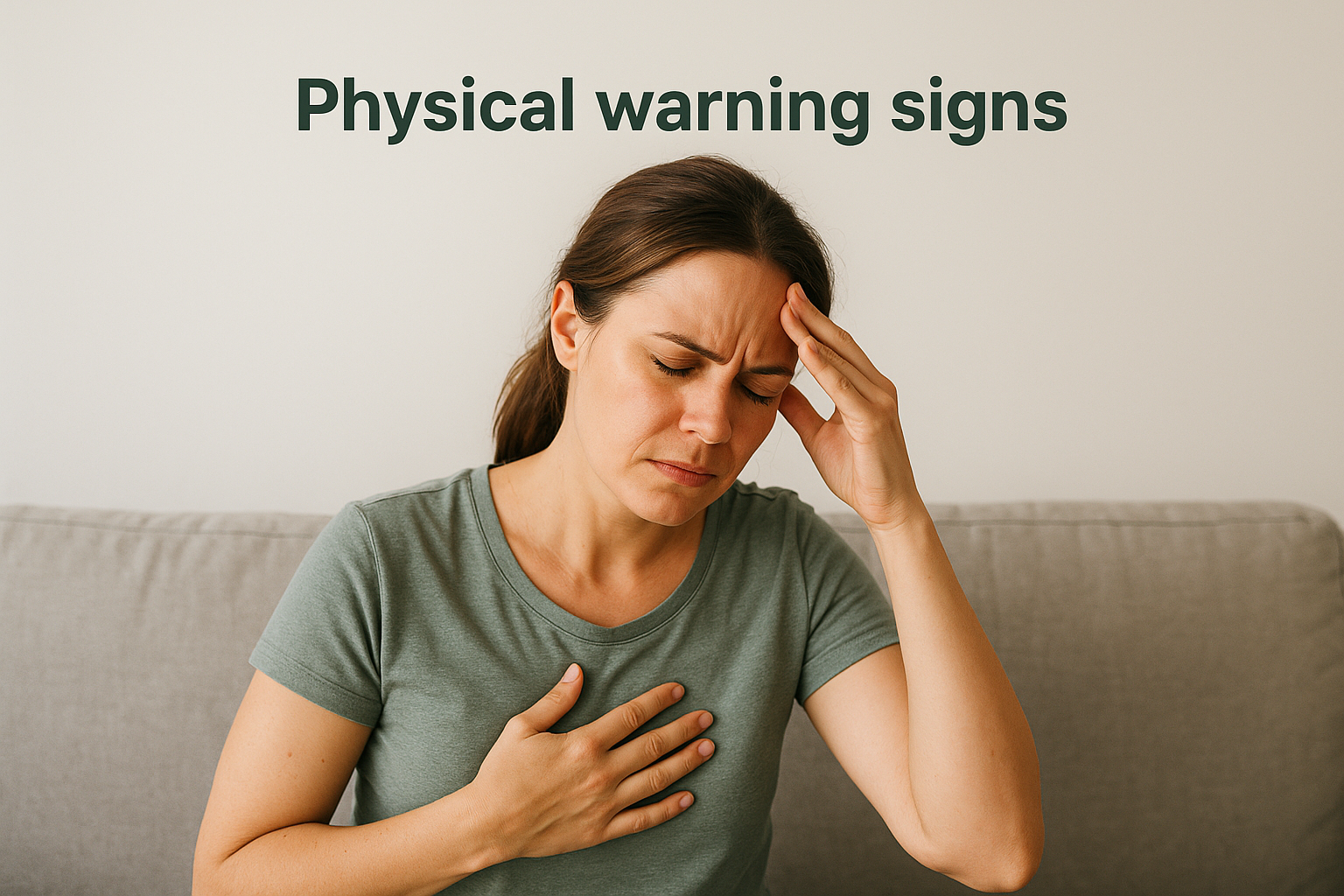 Physical warning signs