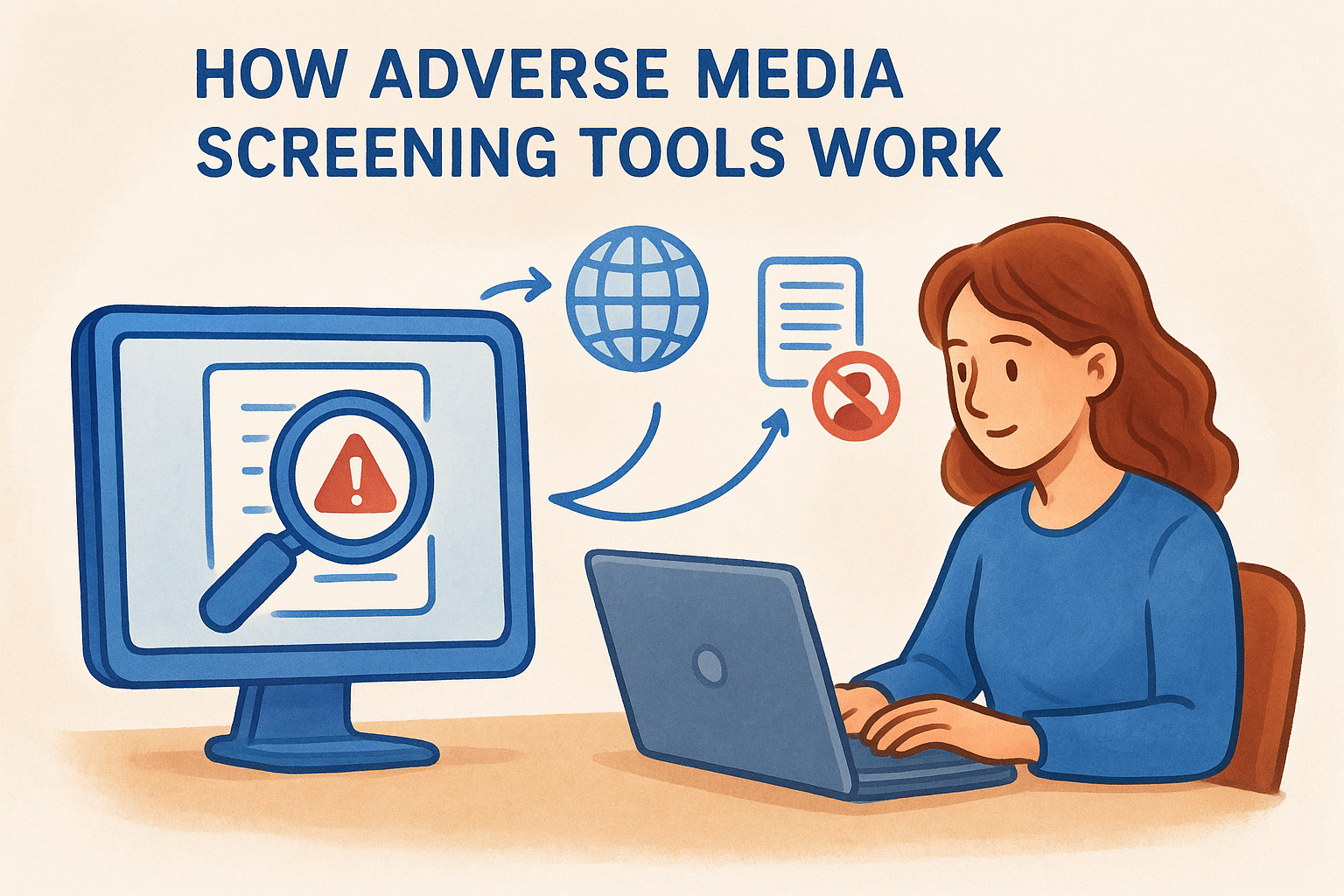 How adverse media screening tools work