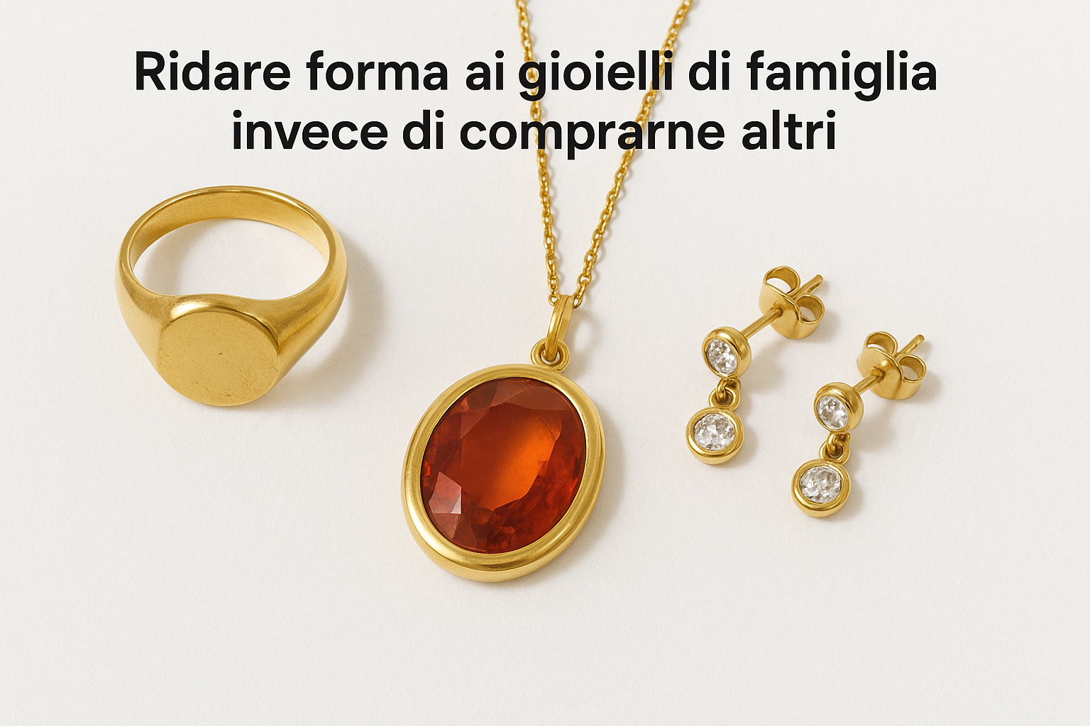 4. Ridare forma ai gioielli di famiglia invece di comprarne altri