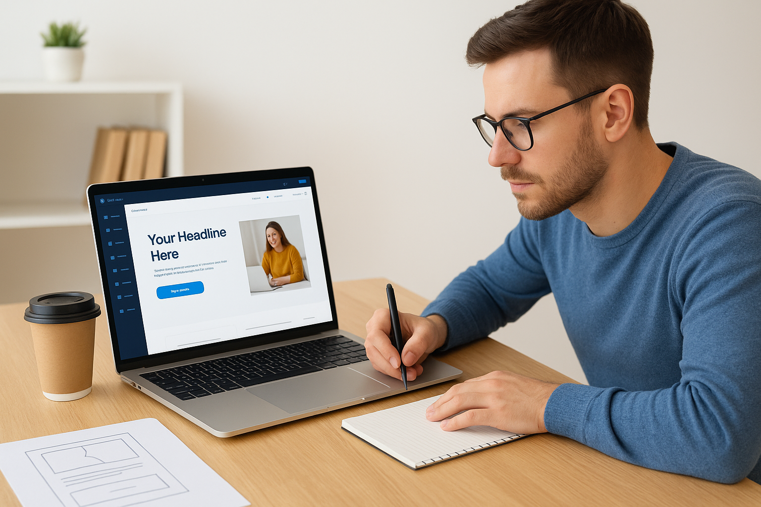 Building your first landing page
