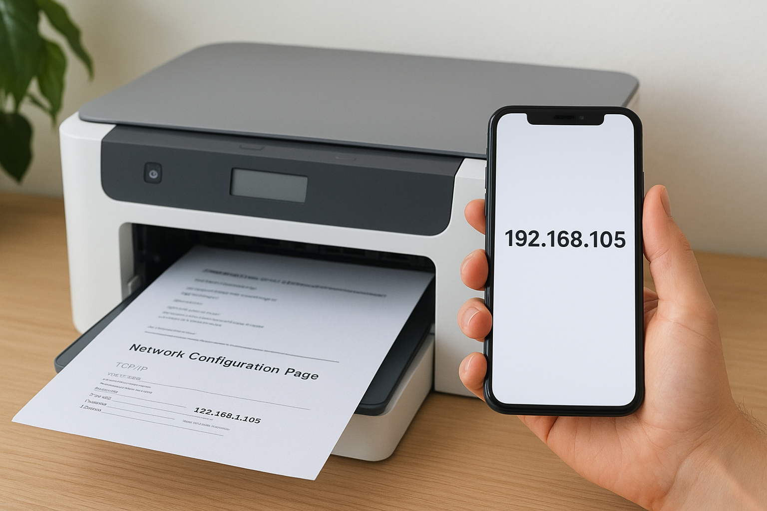 Find your printer's IP address