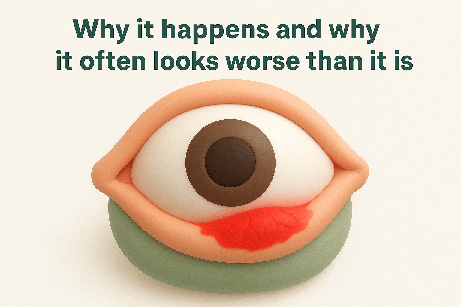 Why it happens and why it often looks worse than it is