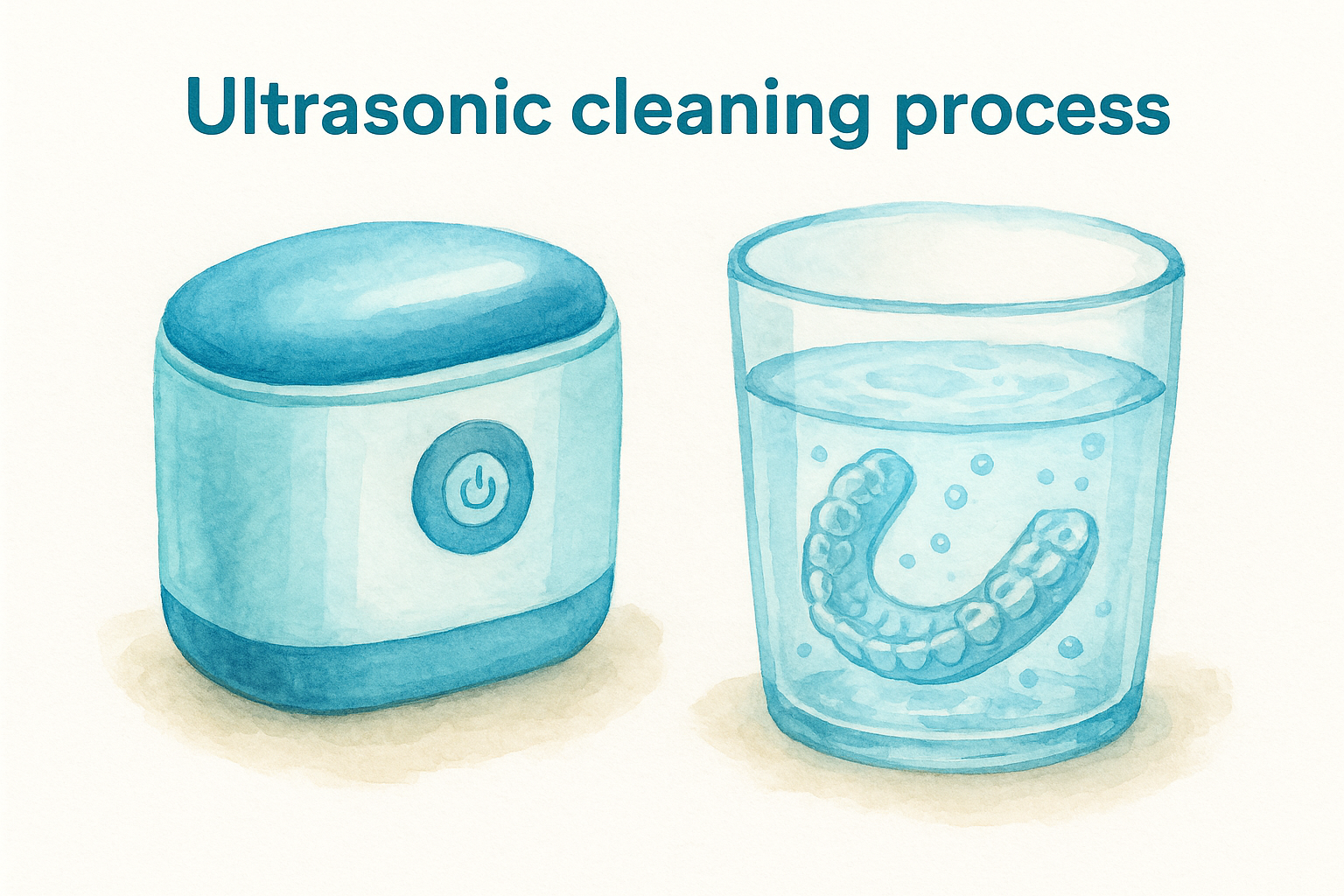 Ultrasonic cleaning process